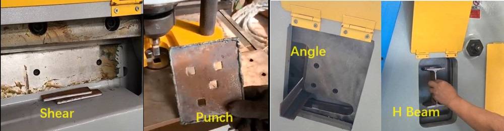 Fig1 Steel Metal Punching and Shearing Machine