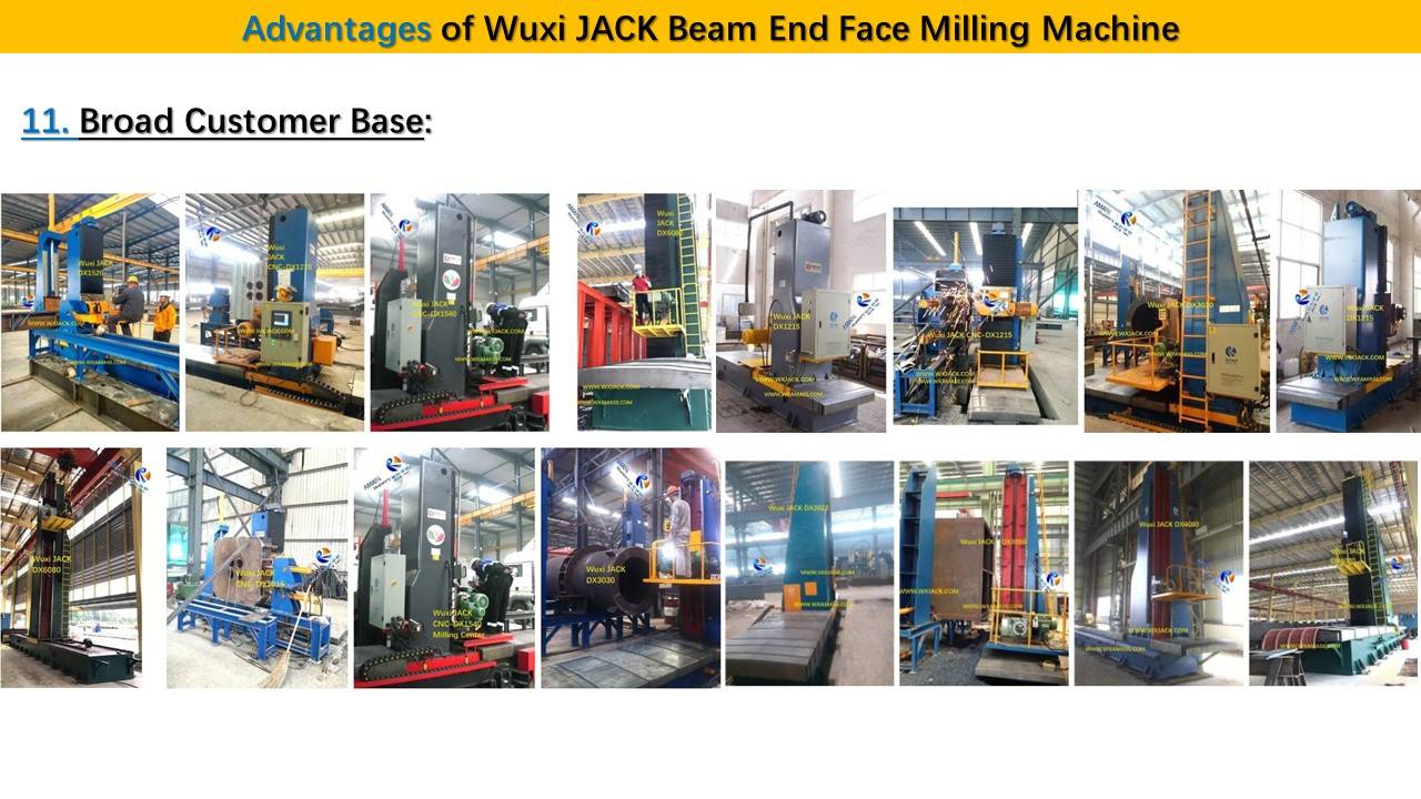 幻灯片17 CNC Steel Structure BOX I H Beam End Face Milling Machine