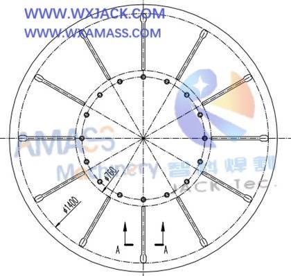 Fig5 Head and Tail Welding Turntable