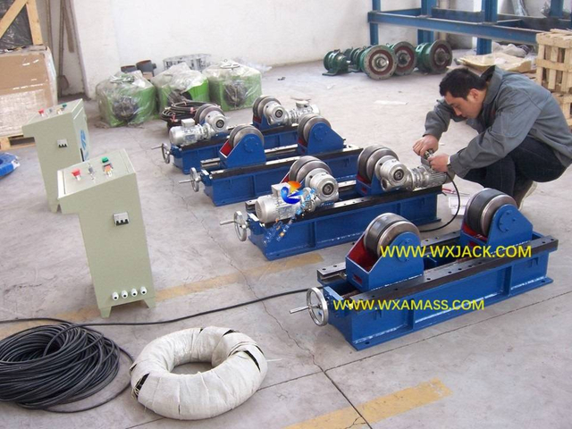 2 Leadscrew Adjusting Pipe Welding Rotator Welding Roller Bed Welding Turning Roller 1B- 100_8591