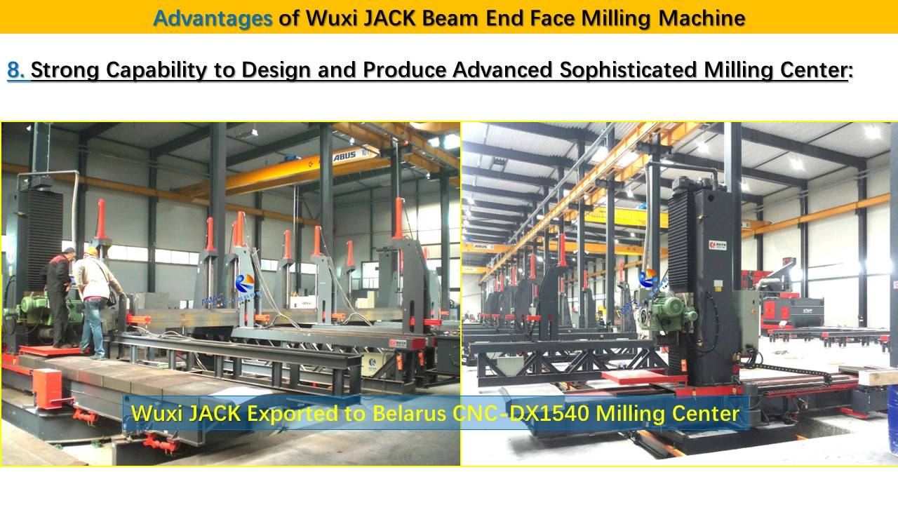 幻灯片9 CNC Steel Structure BOX I H Beam End Face Milling Machine