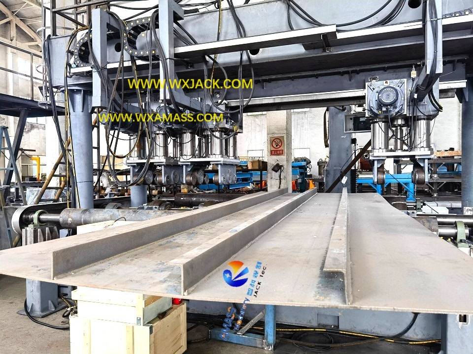 Shipbuilding Use J16 Reinforced Angle Steel Rib Stiffener Plate Straightening Machine