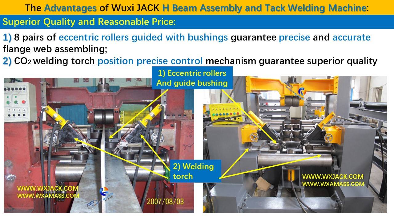 1 T H Beam Assembly and Tack Welding Machine 8