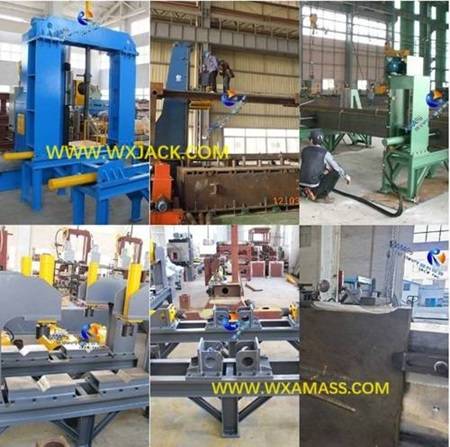 Fig9 Steel Structure BOX H Beam End Face Milling Machine