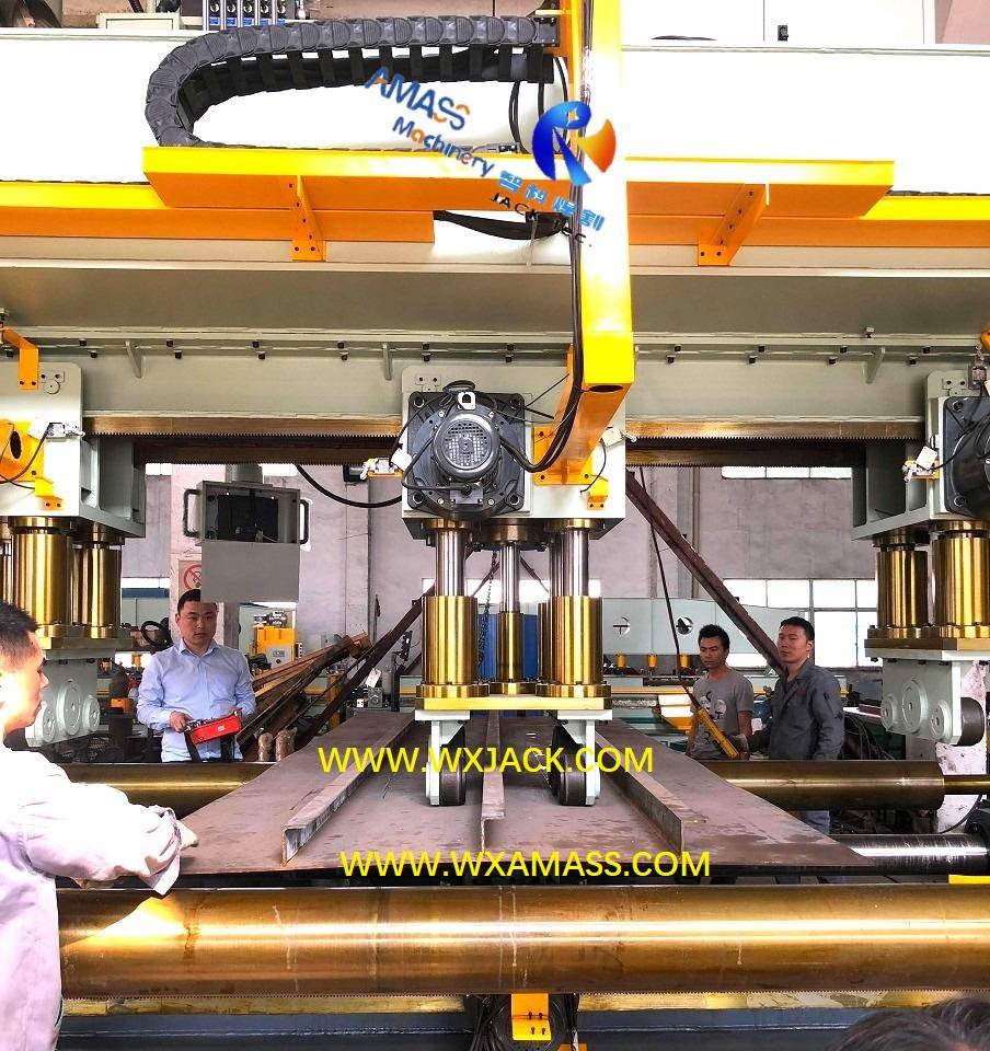 J-series High Quality Hydraulic Stiffener Plate Element Straightening Machine