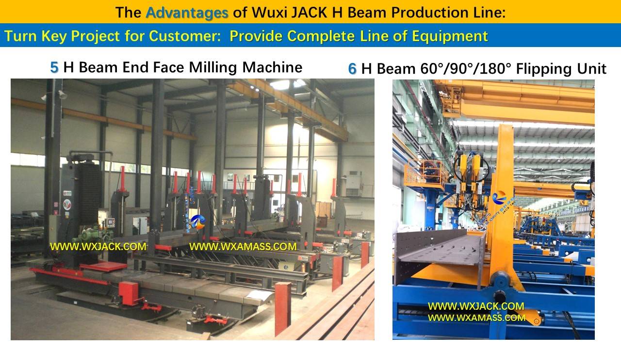 7 H Beam Welding Production Line