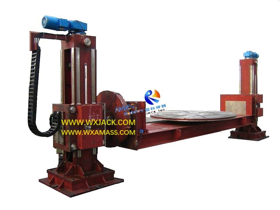 10 Ton Loading Elevating And Revolve Head And Tail Welding Positioning Equipment