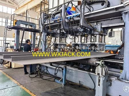 Fig11 Angle Stiffener Steel Plate Straightening Machine