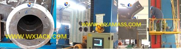 Fig2 Steel Structure Pipe BOX I H Beam End Face Milling Machine 1