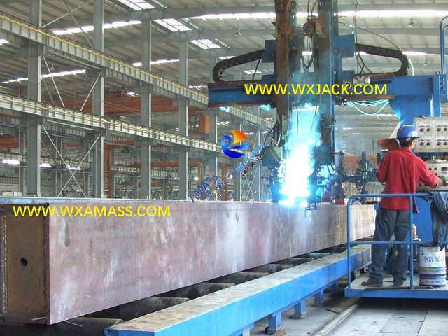 Fig16 BOX Beam Production Line Boom type CO2 Back Welding Machine