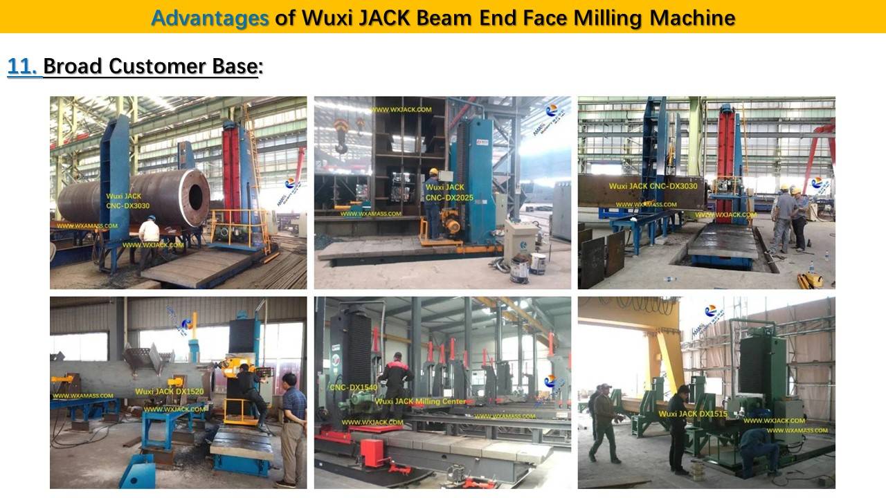 幻灯片16 CNC Steel Structure BOX I H Beam End Face Milling Machine