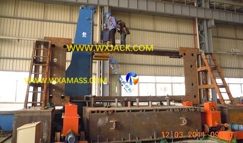 Fig11 Large Section BOX H Beam End Face Milling Machine 7