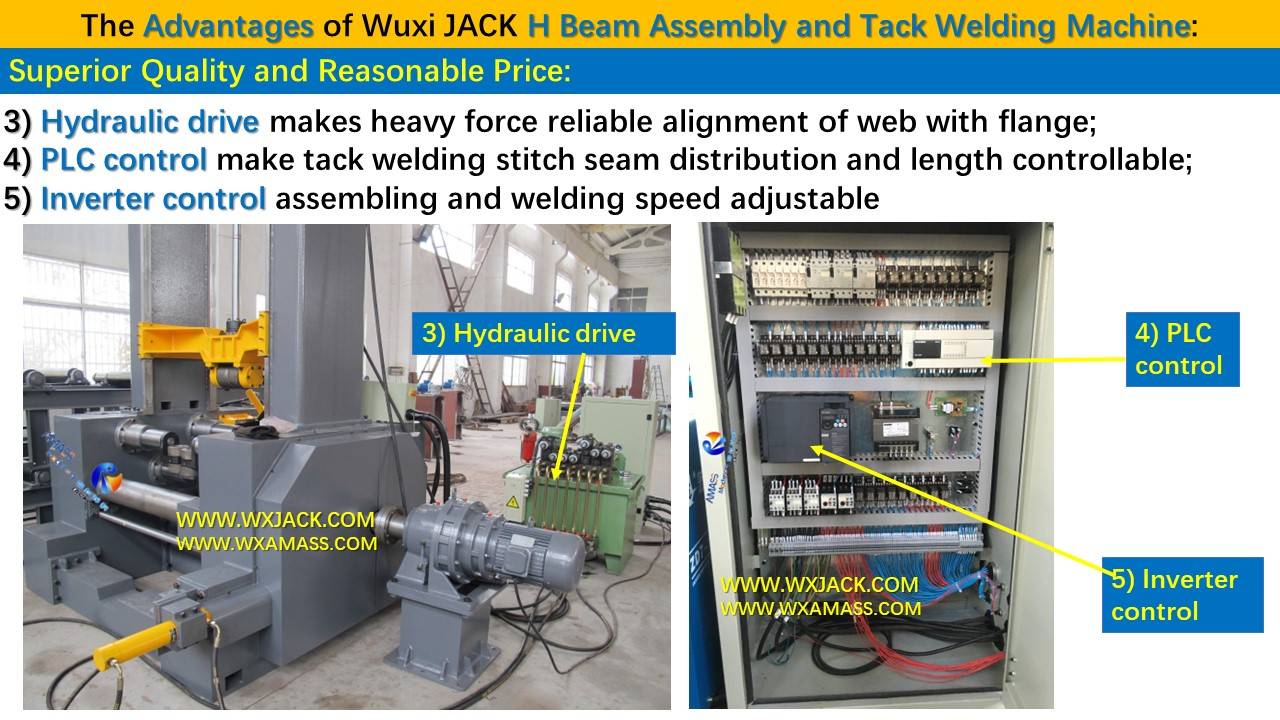 2 T H Beam Assembly and Tack Welding Machine 9