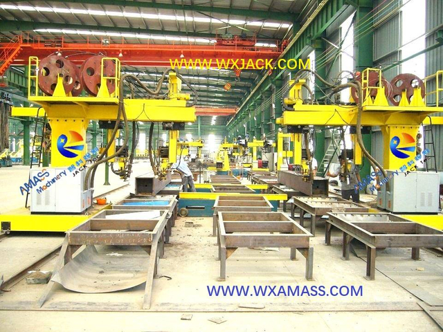 Fig15 BOX Beam Production Line Gantry SAW Welding Machine