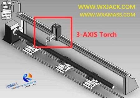 2 3 Axis CNC Pipe Flame Plasma Cutting Machine 3