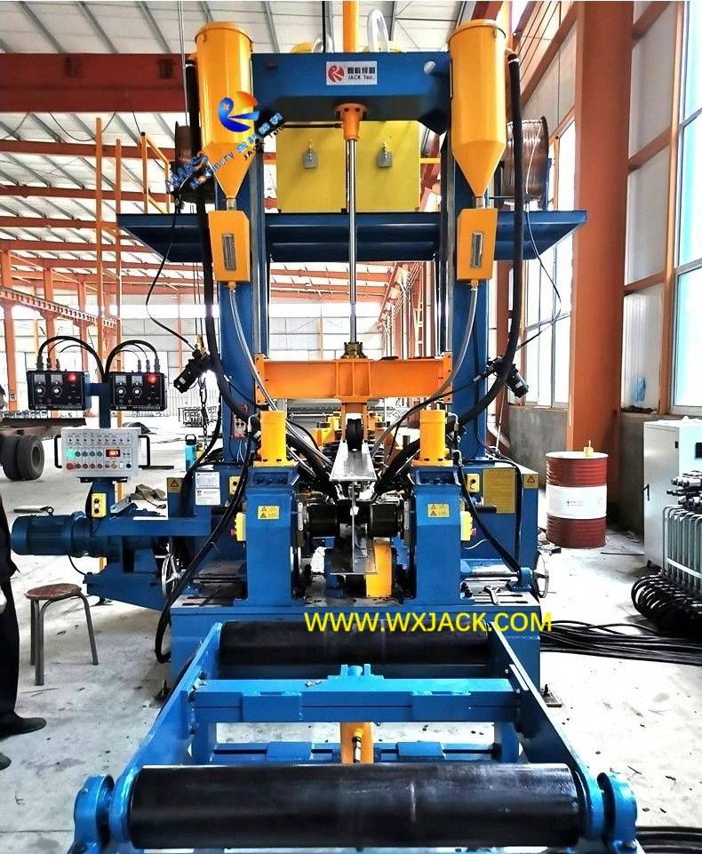 Light Duty PHJ15~20 And ZHJ8015~8020 H Beam Assembly Weld Straighten Integral Machine