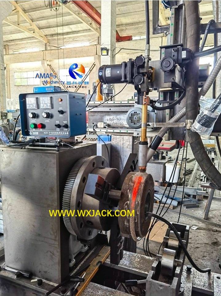 Special Design Pipe Flange External Internal Circumferential Seam Welding Machine