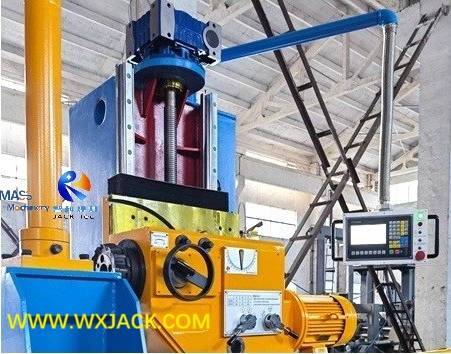 Fig6 CNC Machine on Steel BOX H Beam End Face Milling 172