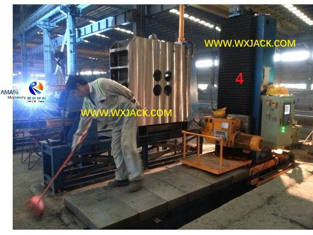 4 CNC Pipe I H Beam End Face Milling Machine 66