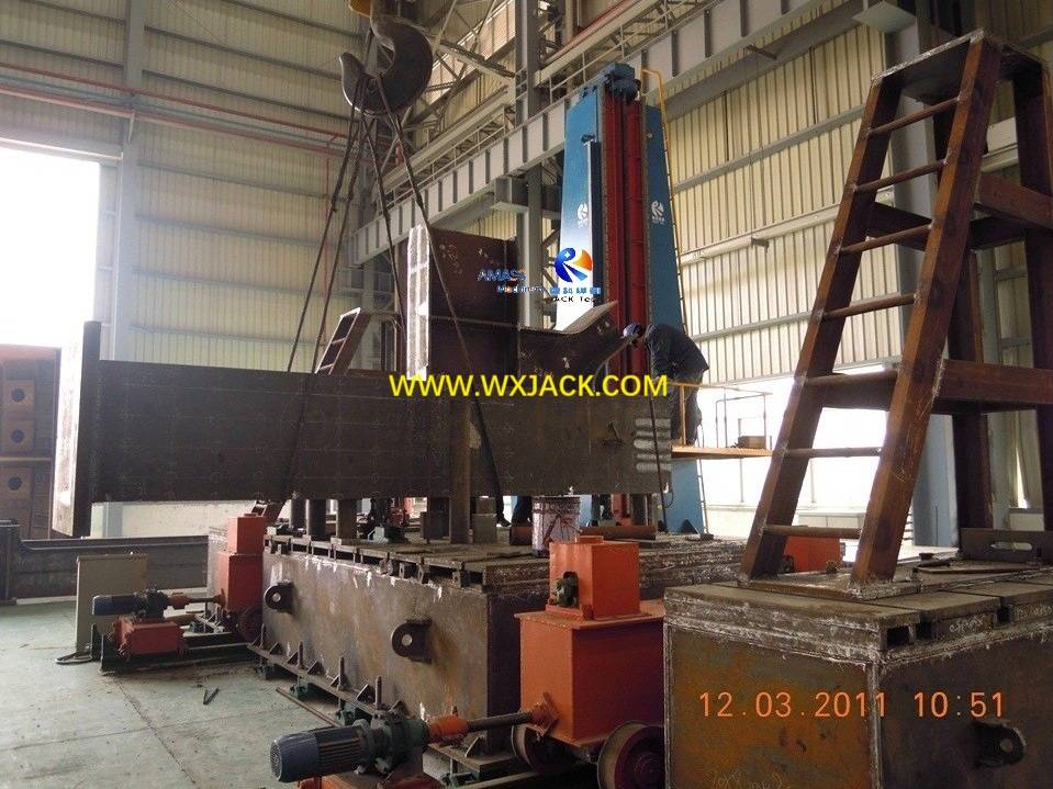 DX4080 To DX6080 Large Steel Structure Beam End Face Milling Machine