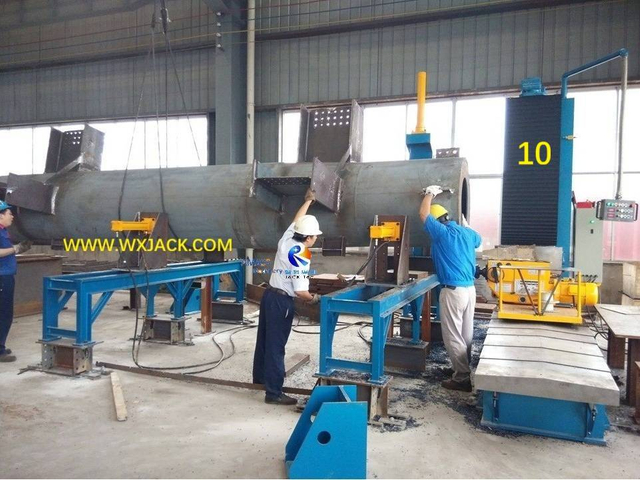 10 Steel Structure BOX H Beam Pipe End Face Milling Machine 33