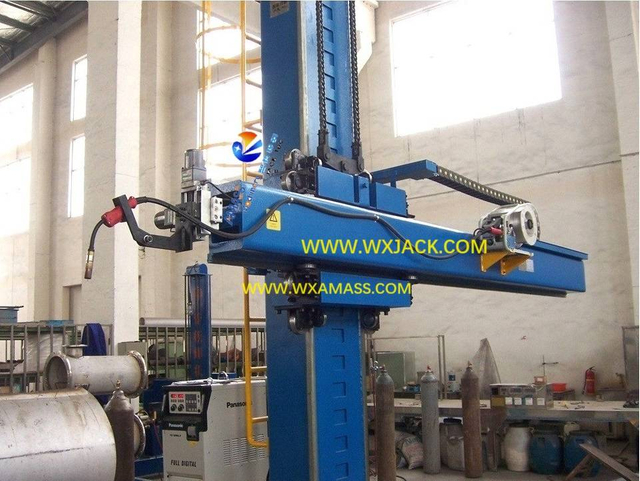 5 Welding Center Welding Column and Boom Welding Manipulator 4- GMAW- 100_9346