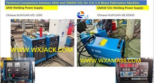 Fig20 H Beam 3 in 1 Assembly Weld Straighten Machine 0M