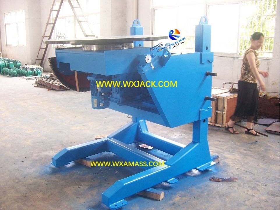 Single Table Top Manual Vertical Elevating Welding Positioner