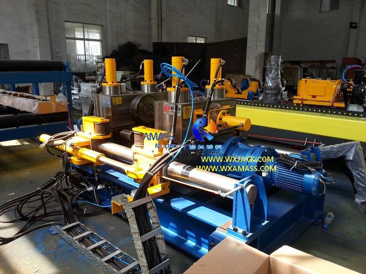 Compact Size 1m Width High Speed Strip Edge Rounding Machine