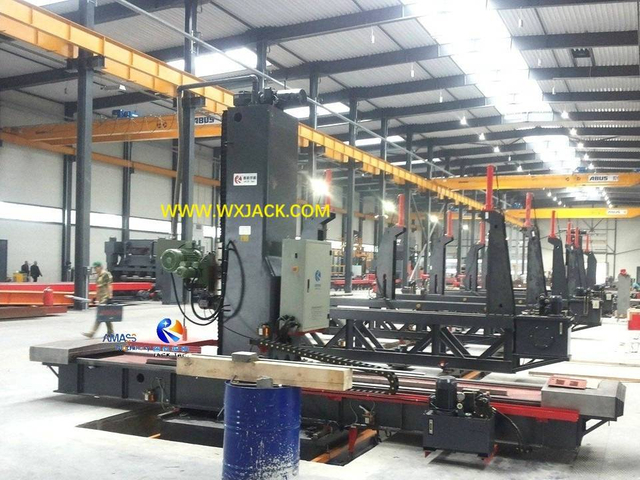 8 CNC Control Steel Structure BOX H Beam End Face Milling Machine 115