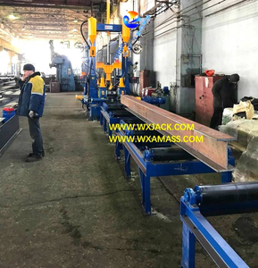 PHJ ZHJ Automated H Beam Assembly Weld Straighten Integral Machine
