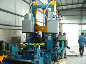Cylinder And Motor Drive PHJ18 H Beam Assembly Welding Straightening Machine