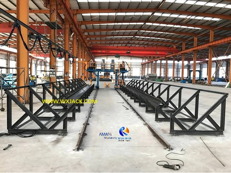 Big Workpiece Production T Frame LHT H Beam Welding Machine