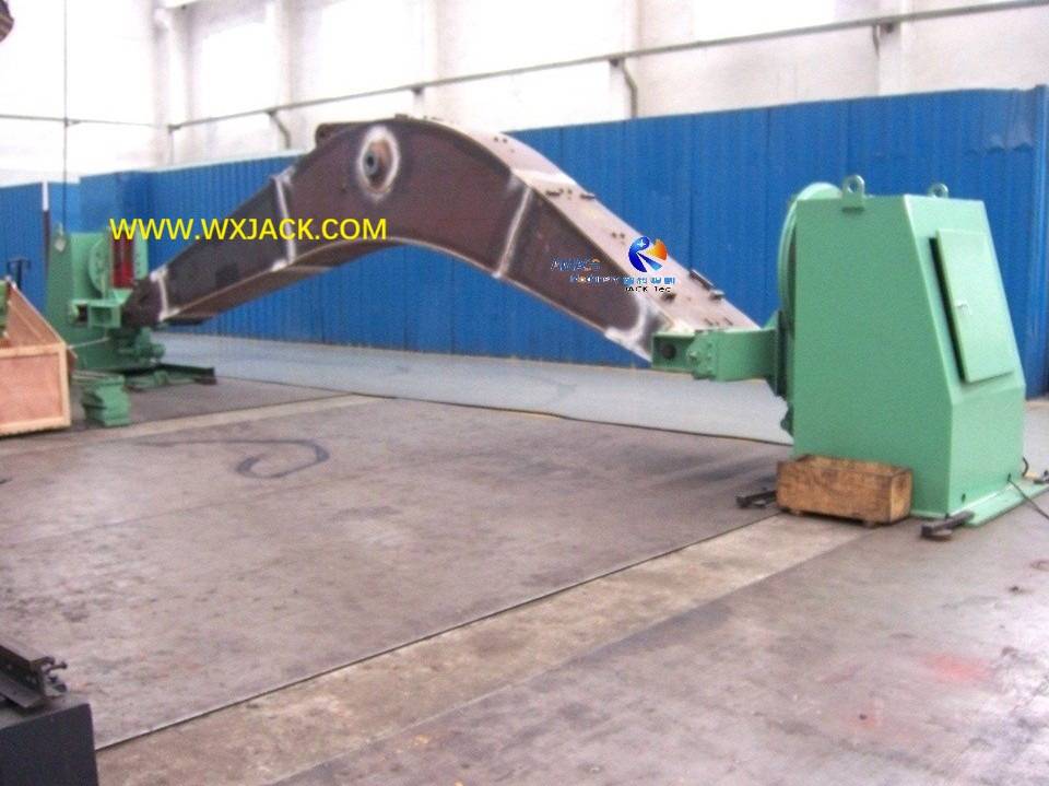 Chuck Fixing Lifting Type Welding Positioner with Double Table Top