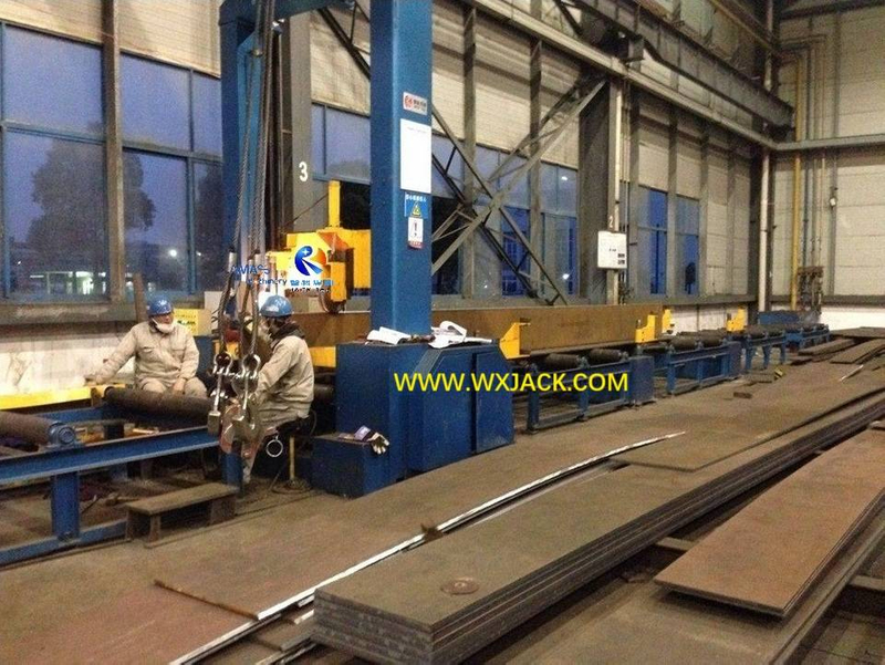 Manual Assembling And Automatic Welding Z18 I Beam Assembly Machine