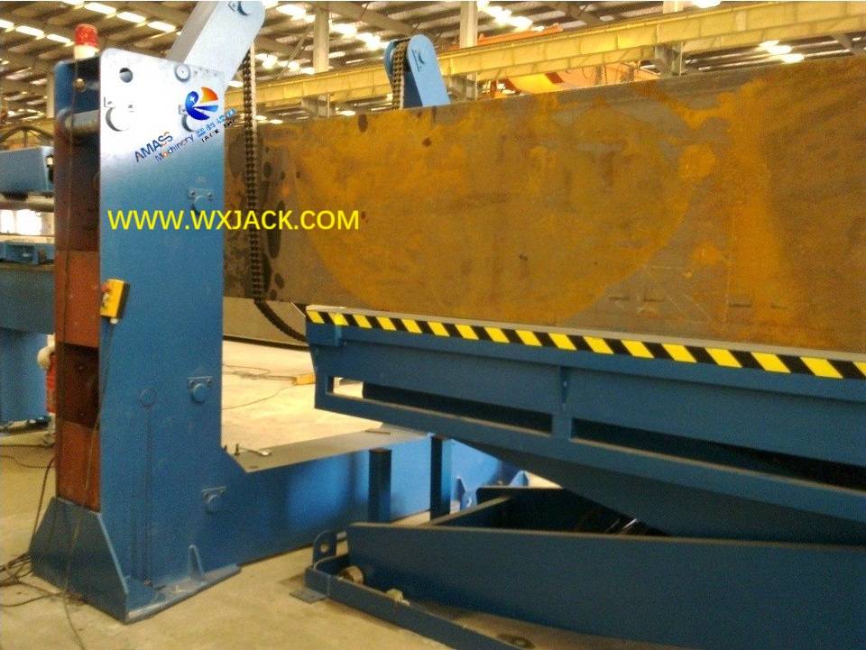 Double Individual U Frame Chain Manipulator Overturning Machine on Steel Structure Beam