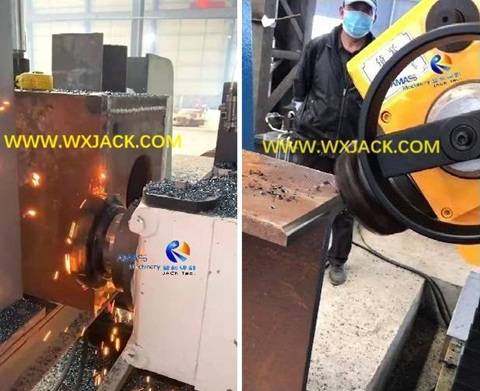 Fig4 Steel Structure Beam End Face Milling Machine 17