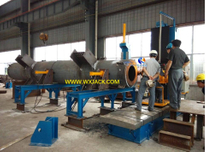 Steel Column Member Use DX1520 End Face Milling Machine