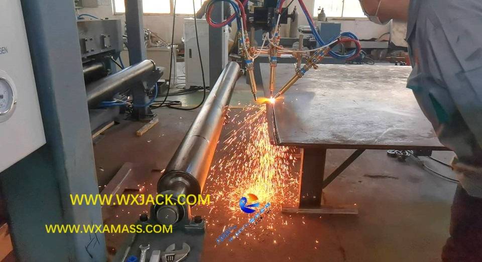 Water Cool SAW MP20 Plate Butt Welding Joint Machine