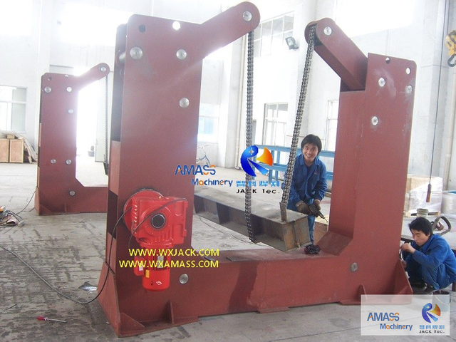 High Safety Durable Automatic Chain Type Flipping Equipment for Steel Structure
