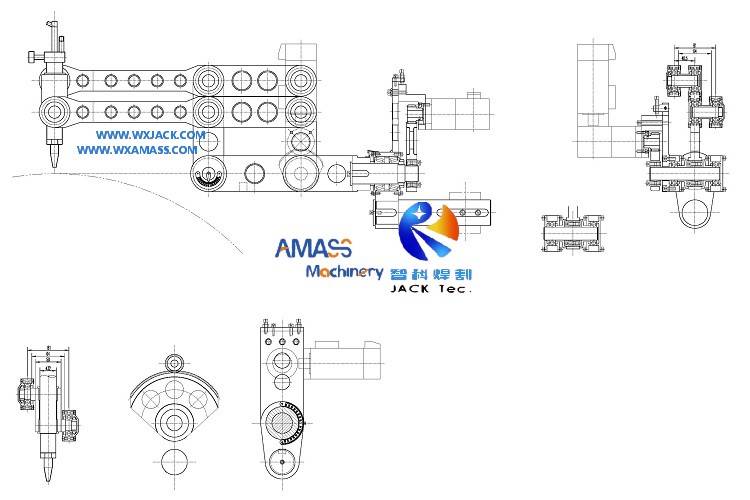 5-Axis 1400/6 Flame And Plasma Automatic CNC Pipe Cutting Machine