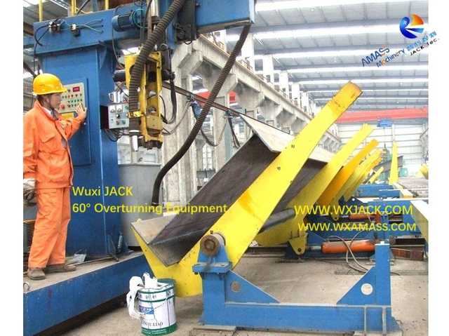 4 Steel Structure H Beam 60° Overturning Rack 3