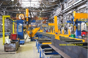 HB1500 High Efficiency Automatic Welding H Beam Production Line