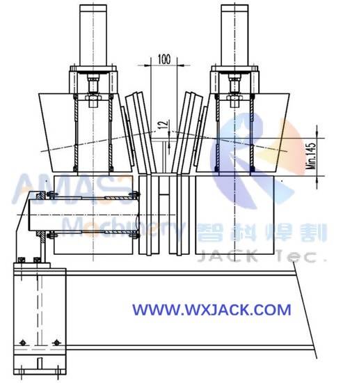 Fig9 H Beam Flange Edge Rounding Machine 3