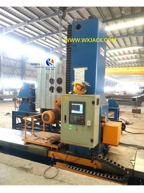 5 CNC Control Steel Structure BOX H Beam End Face Milling Machine 57