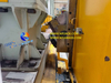 Couple Working SXBJ-4 Sheet Metal Plate Edge Milling Machine