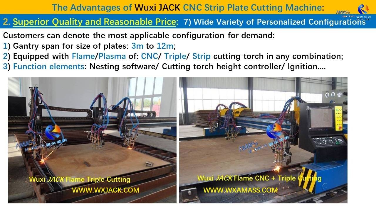 幻灯片9- CNC Triple Flame Plate Cutting Machine