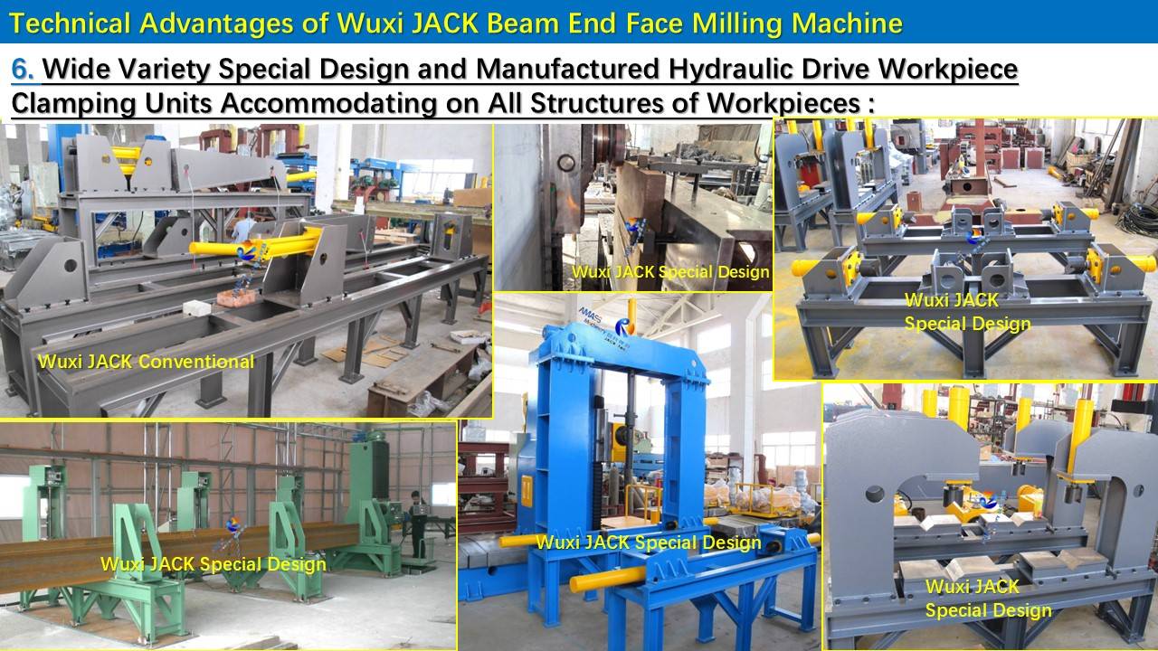 7 Steel Structure BOX H Beam End Face Milling Machine