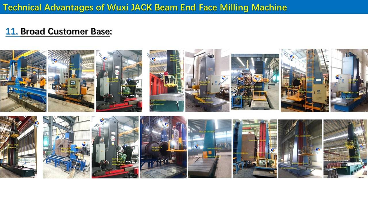 17 Steel Structure BOX H Beam End Face Milling Machine