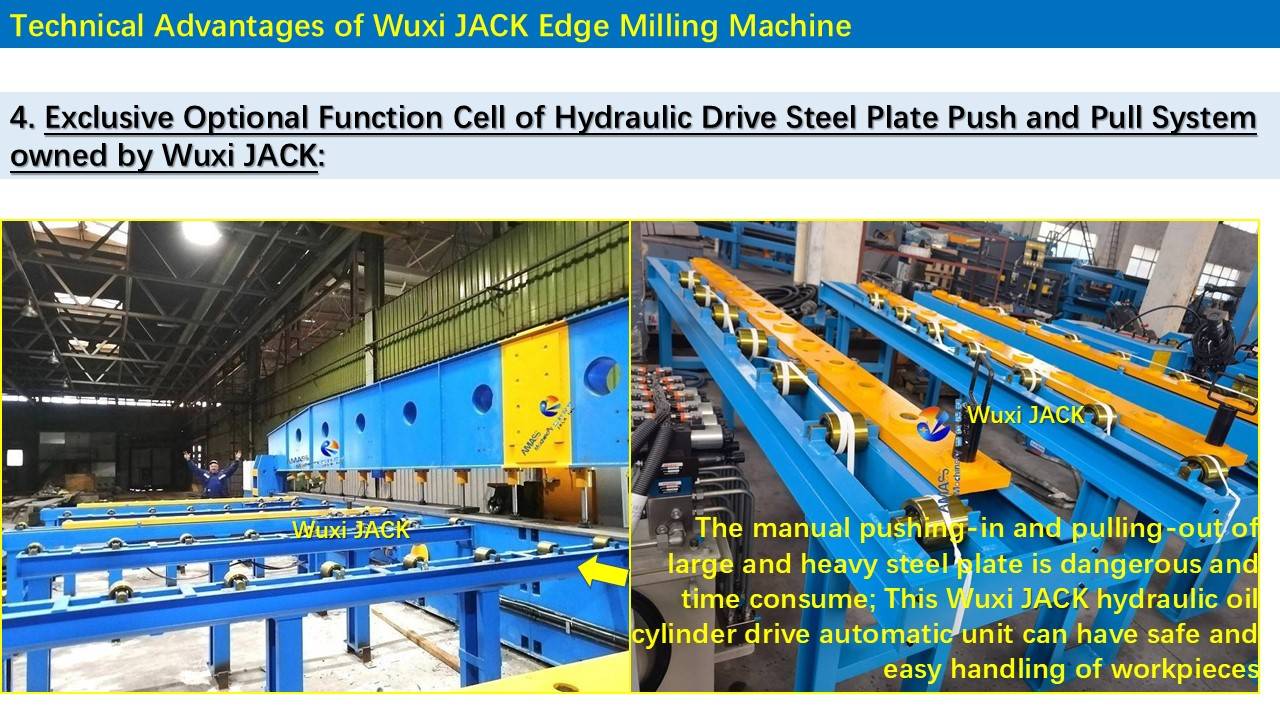 4 Steel Structure BOX H Beam End Face Milling Machine